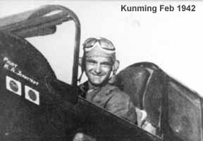 Ken in P40 Cockpit 1942